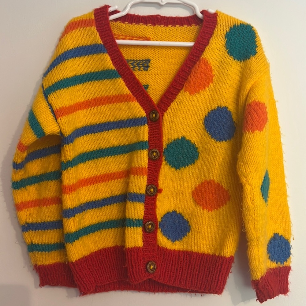 Retro vintage knit sweater